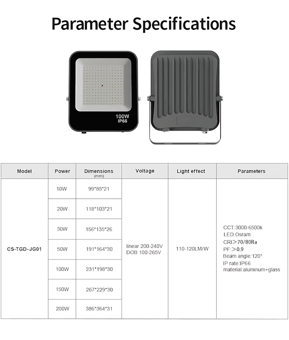 LED Flood Light 详情 1